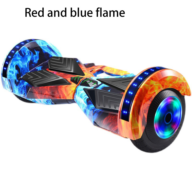 Red blue fire