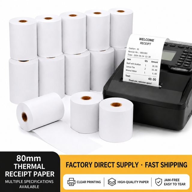 Manufacturer Cheap Thermal Paper Roll BPA Free POS Receipt Paper for Supermarket Restaurant