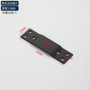 Soportes de Esquina en Forma de U de Acero Inoxidable Marca GQK Personalizados con Cierre Suave, Gancho Colgante y Hebilla para Exhibición de Azulejos Cerámicos, para Agujeros de 5mm - Product Image 4