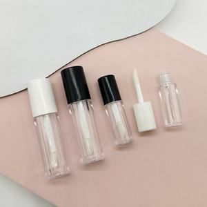 1mL 2,5 ml Mini tubos de brillo de labios redondos de plástico vacíos Tubos de bálsamo labial de plástico reciclado - Product Image 2