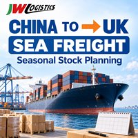 Agent maritime Chine-Royaume-Uni, services de transitaire logistique pour les commandes de stock saisonnières