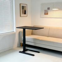 Table médicale moderne réglable en hauteur avec système de levage pneumatique et roues dissimulées pour hôpital, chambre, école, maison, salle à manger