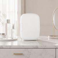 Mini-réfrigérateur de nouvelle conception, réfrigérateur à maquillage 4L pour boissons (6 canettes) et soins de la peau, petit réfrigérateur de beauté