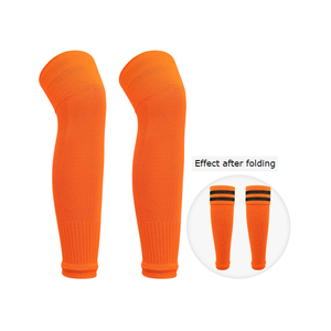 Pieghevoli per giovani adulti scaldini da uomo sopra le <span class=keywords><strong>calze</strong></span> sportive al ginocchio elastici per calzoni da calcio copri polpaccio per le gambe <span class=keywords><strong>calze</strong></span> da calcio - Product Image 3