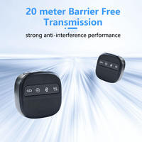 Sistem Mikrofon Lavalier Nirkabel Aurora Sound H26 2TX+1RX dengan Baterai 30 Jam dan Pemantauan Real-Time untuk iPhone, Android, dan Kamera