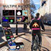 Sac à dos LED pas cher, écran numérique à pixels, sac à dos avec écran LED, contrôle par application, sac à dos lumineux LED, sac à dos d'école, sacs LED