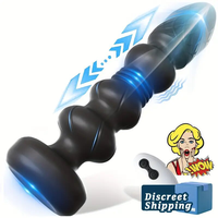 Jouet sexuel anal télécommandé vibrant et pénétrant avec modes de vibration et de pénétration, masseur de prostate pour homme et femme