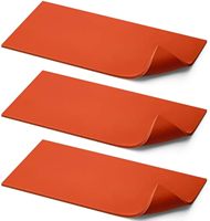 Plaque de protection thermique en silicone à cellules ouvertes noire de 10 mm d'épaisseur, 4x8 pouces, coussin en mousse absorbant les chocs, ignifuge UL94 HB/V-0