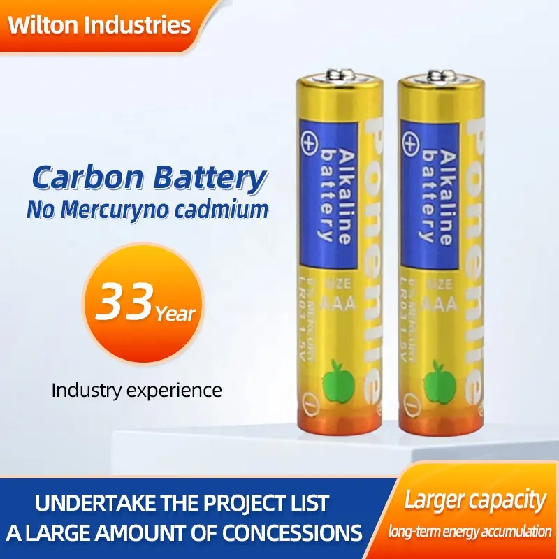 Uholan Alkaline Batterie Nr. 7 LR03 Alkalische Primär batterie AAA Batterie Nr. 7 Großhandel Industrie Matching