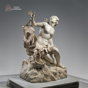Scultura in Marmo di Trevi di Andromeda e il Mostro del Mare, Statua <span class=keywords><strong>Classica</strong></span> della Mitologia <span class=keywords><strong>Greca</strong></span> Realizzata a Mano per Decorazione Museale - Product Image 5