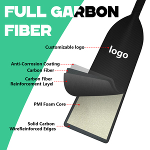 ผู้ผลิตไม้พายเรือมังกรคาร์บอนไฟเบอร์แบบกำหนดเองขายส่ง วัสดุคอมโพสิตสำหรับไม้พายเรือมังกรคาร์บอนสำหรับเด็ก - Product Image 5