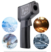 -50 ~ 380 550c pistol suhu Laser non-kontak, termometer inframerah memasak daging dapur panggangan Oven rumah tangga industri