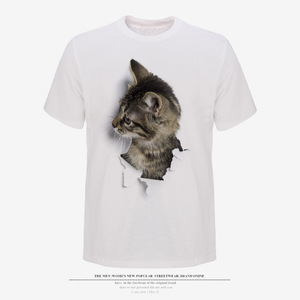 <span class=keywords><strong>T</strong></span>-shirt décontracté pour homme en modal 180g avec motif imprimé 3D, collection 2023 AliExpress WISH Europe & Amérique, transfrontalier - Product Image 2
