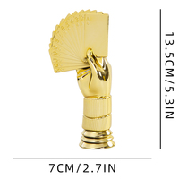 Figurine de trophée en plastique personnalisée moins chère pour le jeu de poker GZ87