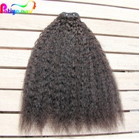 Extensions de cheveux humains purs de haute qualité, couleur naturelle, lisses et crépus, cuticules alignées, cheveux vierges 16A, lots de cheveux bruts péruviens