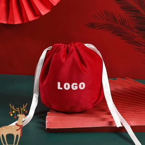 Customized Logo Round Bottom Velvet <b>Bags</b> Gift Packaging Candy <b>Bag</b> Custom Velvet Drawstring <b>Dust</b> Pouch - Product Image 5