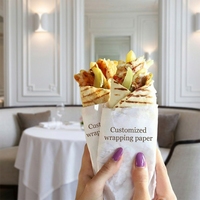 Boîte à Shawarma Personnalisée Premium - Carton Gaufré de Haute Qualité, Résistant à l'Huile, Auto-élevant, Écologique et en Matériaux Recyclés