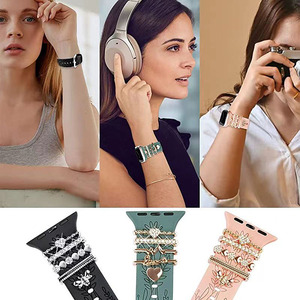 Nuovo stile orologio ciondoli anello per <span class=keywords><strong>Apple</strong></span> <span class=keywords><strong>Watch</strong></span> Band anello di amore decorativo per <span class=keywords><strong>Apple</strong></span> <span class=keywords><strong>Watch</strong></span> <span class=keywords><strong>accessori</strong></span> - Product Image 2