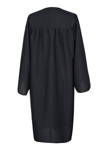 Robe <span class=keywords><strong>de</strong></span> graduation d'hiver noire en polyester 100% tissé avec logo personnalisé, <span class=keywords><strong>de</strong></span> haute qualité, unisexe, pour les diplômes universitaires - Product Image 6