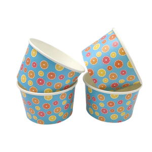 Low MOQ Customized logo Paper <b>Cup</b> for Ice Cream,dessert Bowl with Lid,ice Cream <b>Cup</b> with Lid - Product Image 6