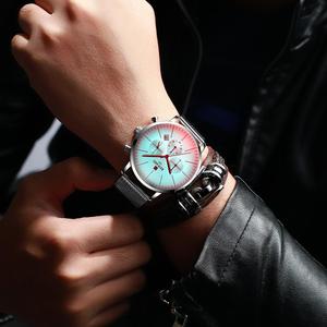 REWARD 82004 Nuovo Design Orologio da Polso VIP al Quarzo Blu per <span class=keywords><strong>Uomo</strong></span>, Cronografo <span class=keywords><strong>24</strong></span> <span class=keywords><strong>Ore</strong></span> con Cambio Colore, Orologio da Polso Business - Product Image 5