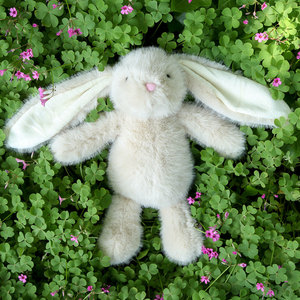 30cm Custom Long Ear Rabbit Osterhasen puppe Weißes grünes Kaninchen Super weiches Plüsch tier - Product Image 6