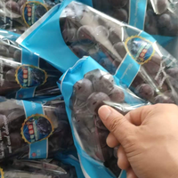 Prix Compétitif Raisins Noirs d'Été Sans Pépins Sucrés Comestibles pour Table et Dessert Fruits Premium Boîte Carton 5kg Export