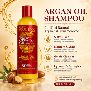 Bulk Supply Moroccan Argan Oil <b>Shampoo</b> <b>Moisture</b> and Shine Daily Cleanser for Dry Damaged Textured Hair Care - Product Image 2