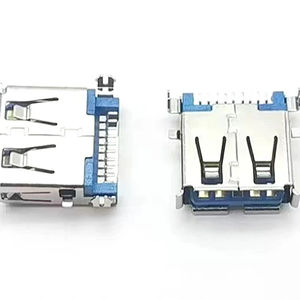 ปลั๊กตัวเมีย USB3.0มุมขวาพลาสติกสีฟ้า9P - Product Image 1