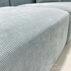 Conjunto de sofá de bloque de terciopelo de pana estilo crema perezoso nórdico sala de estar tela tapizada Decoración Para apartamento compresión al vacío - Product Image 6