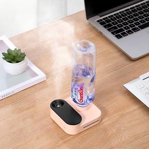 เครื่องเพิ่มความชื้นในอากาศ 0.5-1 ลิตร ชาร์จผ่าน USB ขนาดเล็ก สำหรับสำนักงาน โต๊ะทำงาน ขวดน้ำแร่ สเปรย์เพิ่มความชุ่มชื้น ของขวัญสุดสร้างสรรค์ - Product Image 6