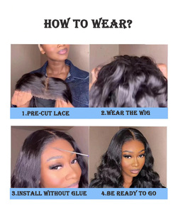 Bán Buôn Peru Ngắn <span class=keywords><strong>Bob</strong></span> Glueless Tóc Giả Tóc Con Người Ren Phía Trước Tóc Giả Cho Phụ Nữ Da Đen Sóng HD Ren Phía Trước Tóc Giả Với Mái Tóc Bé - Product Image 5