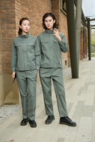 Vêtements de travail résistants aux déchirures, durables, chemise de travail à col, veste, pantalon, uniforme, fabricant, logo personnalisé avec échantillon