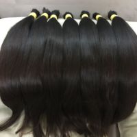 Cheveux européens Remy de qualité supérieure, d'un seul donneur, ultra-fins, 100% Shandong, pour décoloration, couleur claire et perruques, 100g/en vrac
