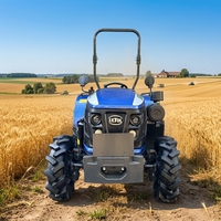 Tracteur agricole 4x4 50 CV pour serres et vergers, mini-tracteurs de champ pour l'agriculture, boîte de vitesses, moteur diesel, fourniture d'usine avec certification CE