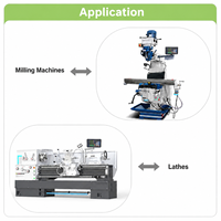Afficheur numérique Sino D100 2/3 axes avec encodeur à échelle linéaire/magnétique, précision 0,1-5 µm pour tour et fraiseuse