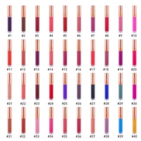 Gloss à lèvres personnalisé avec logo, vente en gros, marque privée, gloss à lèvres mat, rouge à lèvres liquide
