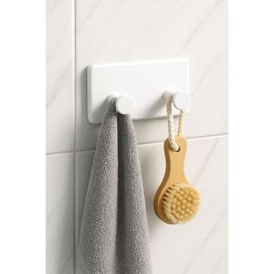 Crochets muraux adhésifs modernes, lot de 4, capacité de 10 à 14 lb, installation facile, organisateur pour salle de bain et cuisine, design minimaliste, ruban adhésif sans trace - Product Image 4