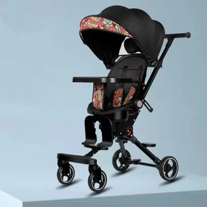 Trọng lượng nhẹ cao cảnh quan Xe đẩy em bé 3 trong 1 có thể ngồi & nằm phẳng có thể điều chỉnh di động gấp Xe đẩy em bé giá rẻ xe đẩy - Product Image 2