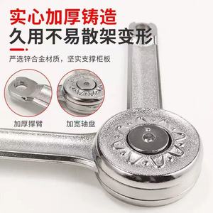 Support de porte d'armoire YSEO, tige hydraulique réglable, argent, YS006, quincaillerie de cuisine - Product Image 4