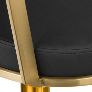Venta caliente <span class=keywords><strong>Chic</strong></span> Simple Retro Design Black Leather Ladies <span class=keywords><strong>Barber</strong></span> Chair Equipo de salón elegante Debe tener Accesorios - Product Image 6