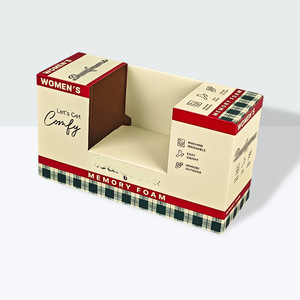 Thân Thiện Với Môi Tái Chế Giày Bao Bì Hộp Biểu Tượng Tùy Chỉnh In Ấn Hộp Các Tông Cho Giày Dép Bán Lẻ Và Vận Chuyển - Product Image 1