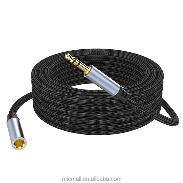 Headphone Audio Extension Cable 3.5mm Audio Cable for Computer Microphone Headphone Karaoke