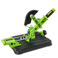Meuleuse d'angle portative avec support universel fixe, machine à polir modifiée pour scie à table de découpe, multifonctionnelle de bureau