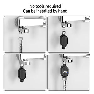 Afficheur de température d'eau instantané, moniteur numérique de température d'eau, dispositif de contrôle de température sûr pour robinet - Product Image 6