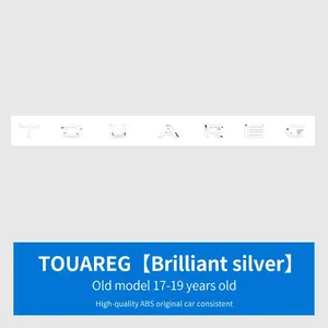 Emblema Adesivo per Bagagliaio Posteriore <span class=keywords><strong>Volkswagen</strong></span> in Plastica ABS Argento e <span class=keywords><strong>Nero</strong></span> per <span class=keywords><strong>Logo</strong></span> VW POLO GOLF TOUAREG 2016-2024 Decorativo - Product Image 6