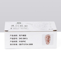 Modèle d'entraînement de Classe I LuoYaShanChuan en PVC, modèle des zones d'acupuncture et de réflexologie auriculaire 13CM, fabriqué en Chine pour la thérapie auriculaire