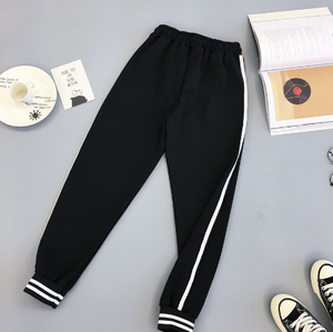 Pantalons de sport pour femmes Streetwear Pantalons pour femmes Pantalons élastiques décontractés pour femmes Pantalons noirs pour femmes - Product Image 2