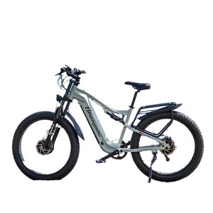 48V 17.5Ah Lithium Battery Adult Sport Electric Mountain Bike 2 Dual Motor Hydraulic <b>Disc</b> Brakes Aluminum Alloy Frame Dual - Product Image 1
