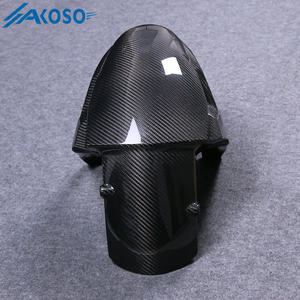 AKOSO-Garde-boue avant en fibre de carbone sèche 3K pour Kawasaki <span class=keywords><strong>Z</strong></span> <span class=keywords><strong>H2</strong></span> <span class=keywords><strong>2021</strong></span> 2022 2023 2024 - Product Image 2